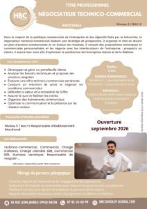 niv 5 nego technico commercial